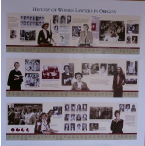History of Women Lawyers in Oregon Poster
